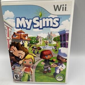 MySims (Nintendo Wii, 2007) Complete CIB W/ Manual